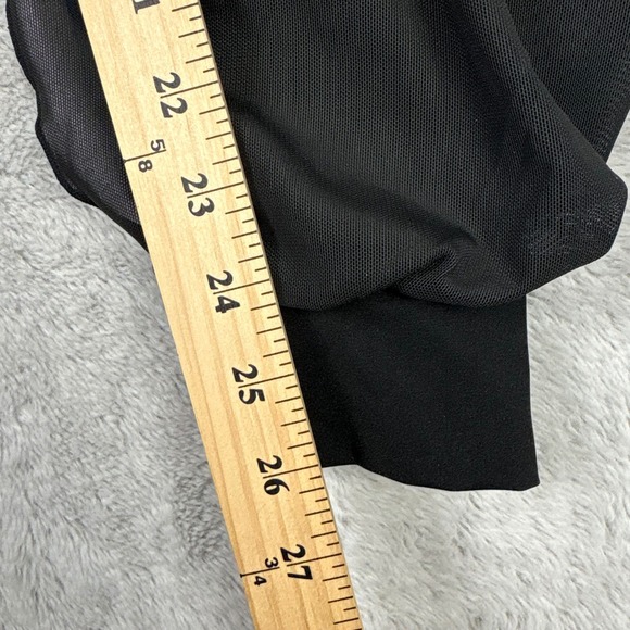 HALARA Harem Pants Jogger Black Sheer Mesh Genie XS Yoga FlowyHigh Waist NEW - Picture 5 of 7